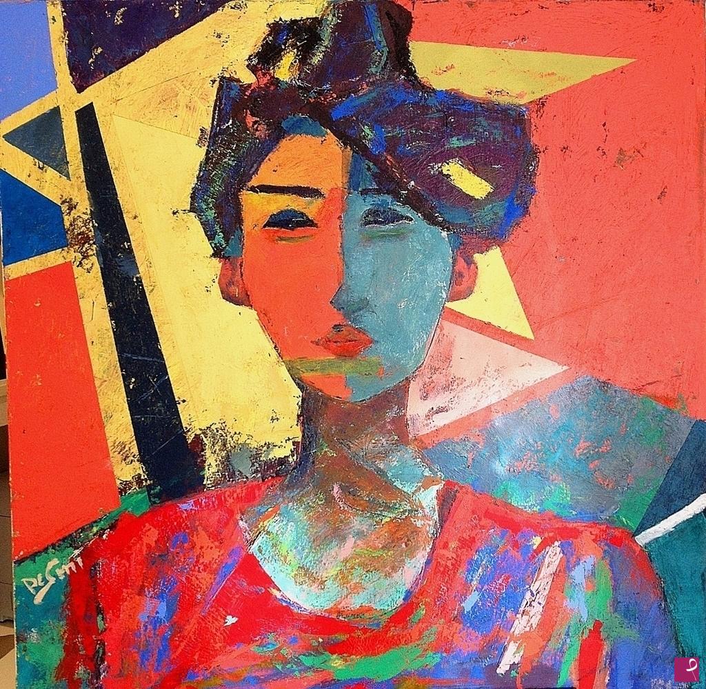 disponibile quadro GEISHA Michele De Simone PitturiAmo APS