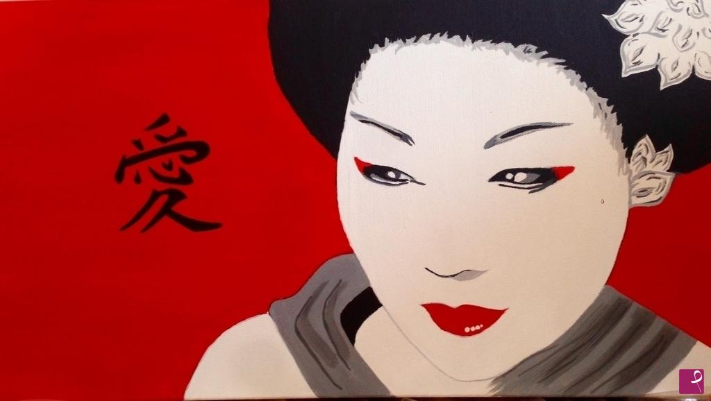 quadri in vendita online - Geisha