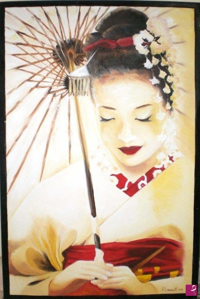 quadri in vendita online - Geisha