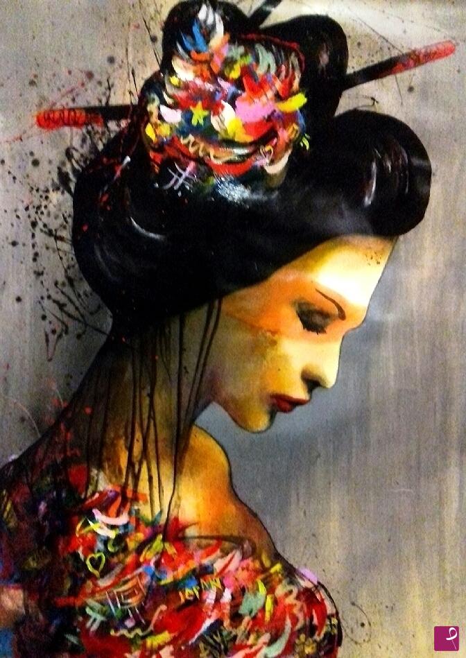 quadri in vendita online - Geisha  2