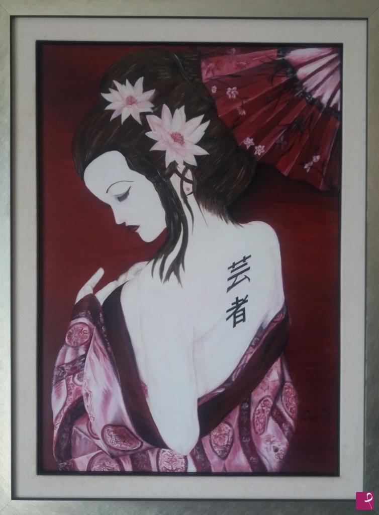 quadri in vendita online - geisha (2012)