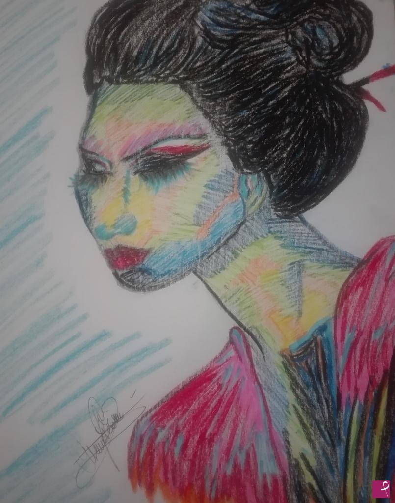 quadri in vendita online - Geisha