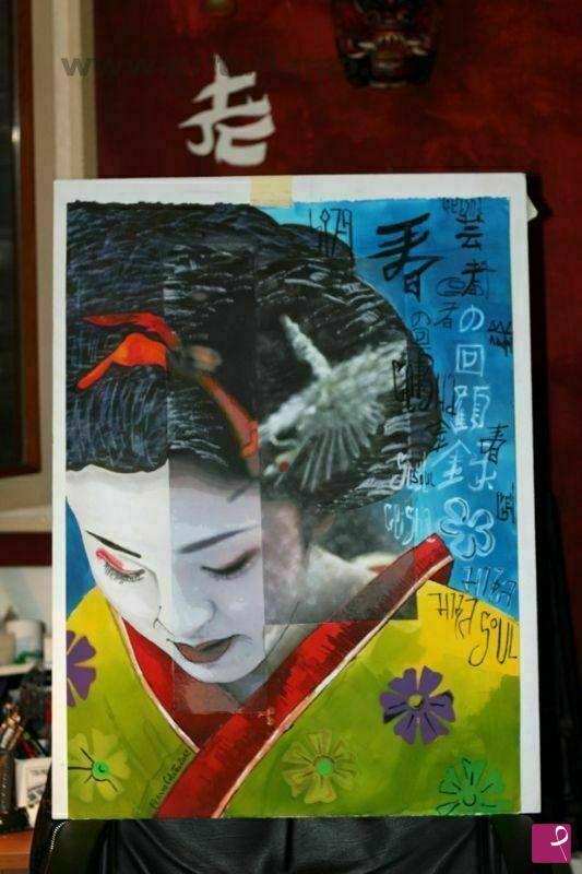quadri in vendita online - Geisha