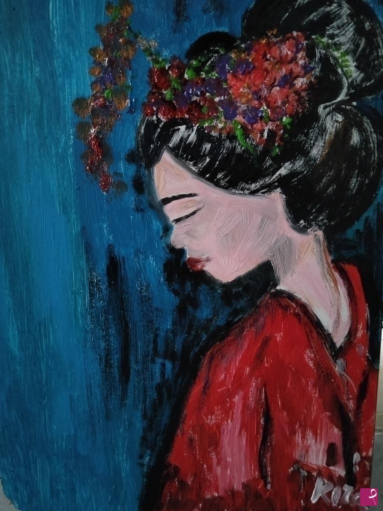 quadri in vendita online - Geisha
