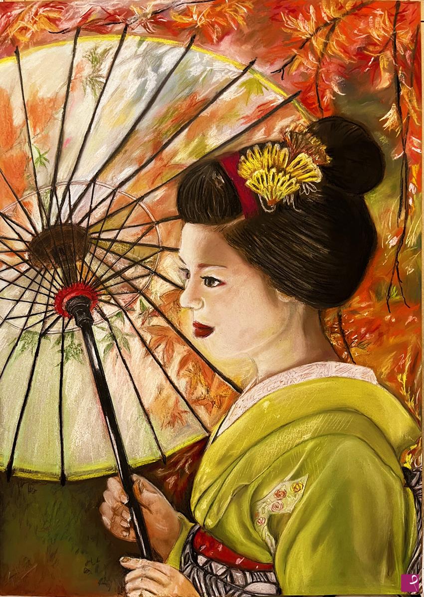 quadri in vendita online - Geisha