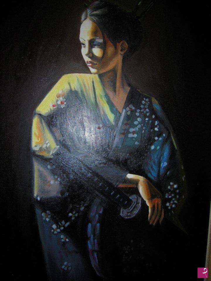 quadri in vendita online - Geisha