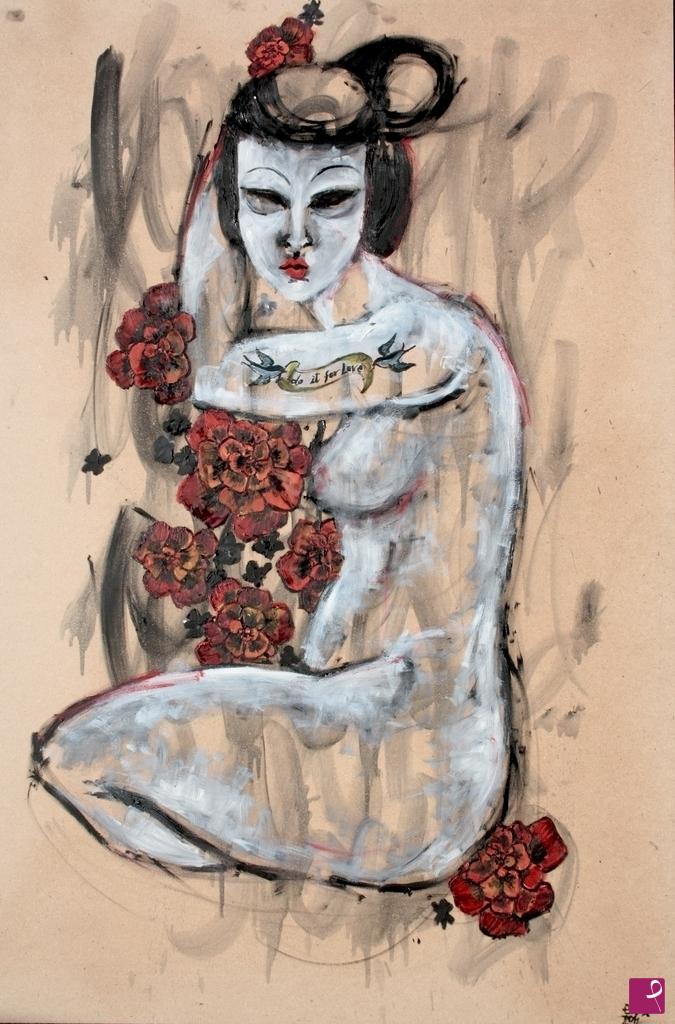 quadri in vendita online - Geisha I