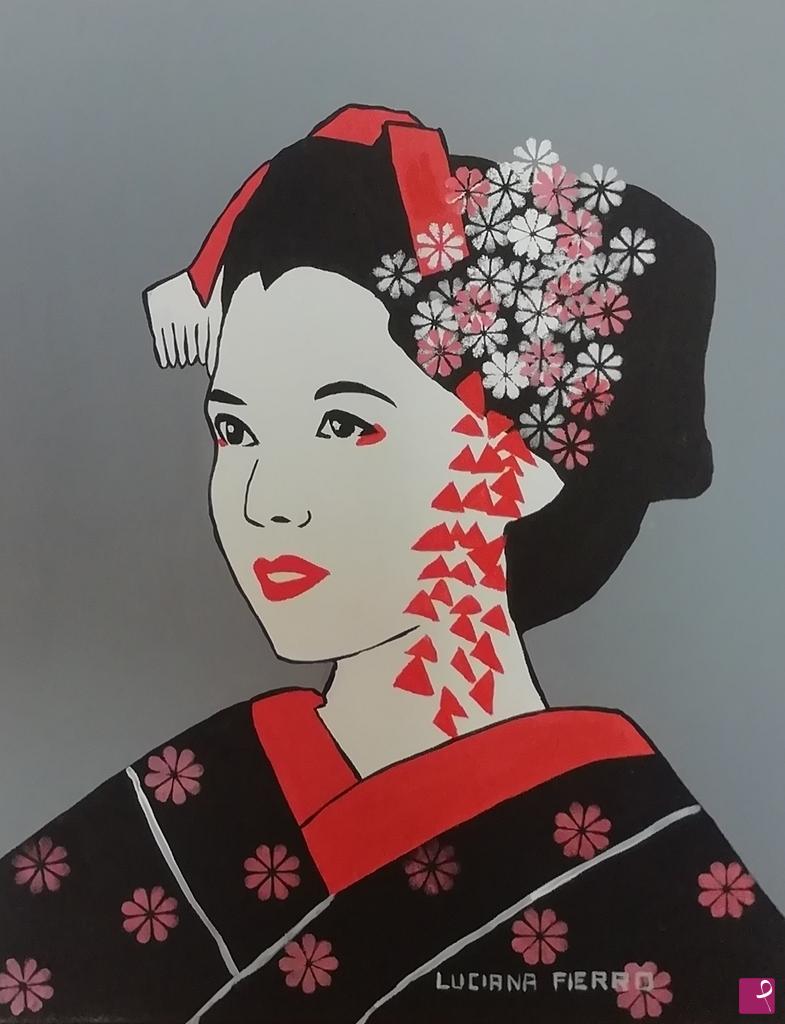 quadri in vendita online - Geisha Pop 