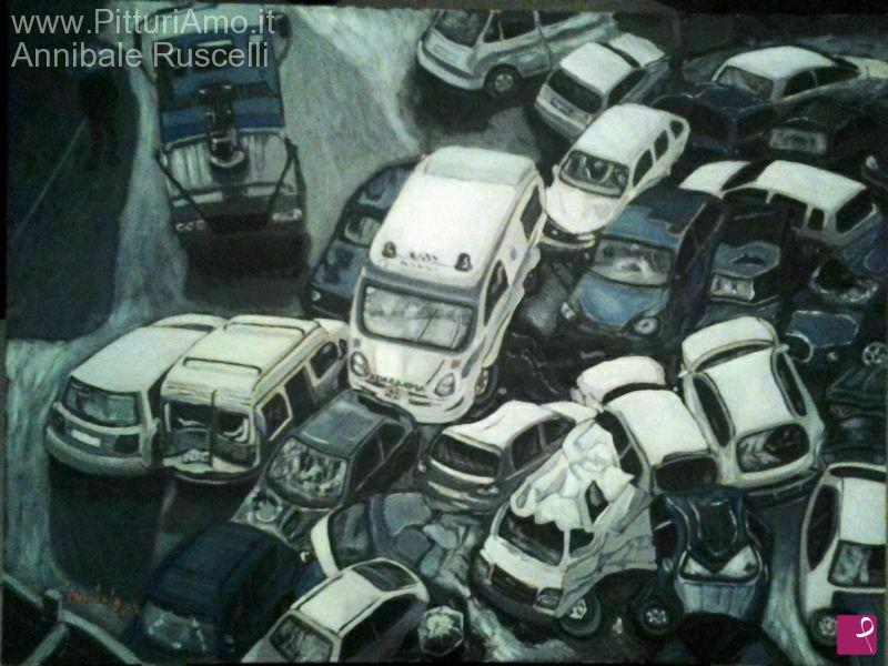 quadri in vendita online - Genova- alluvione 2011