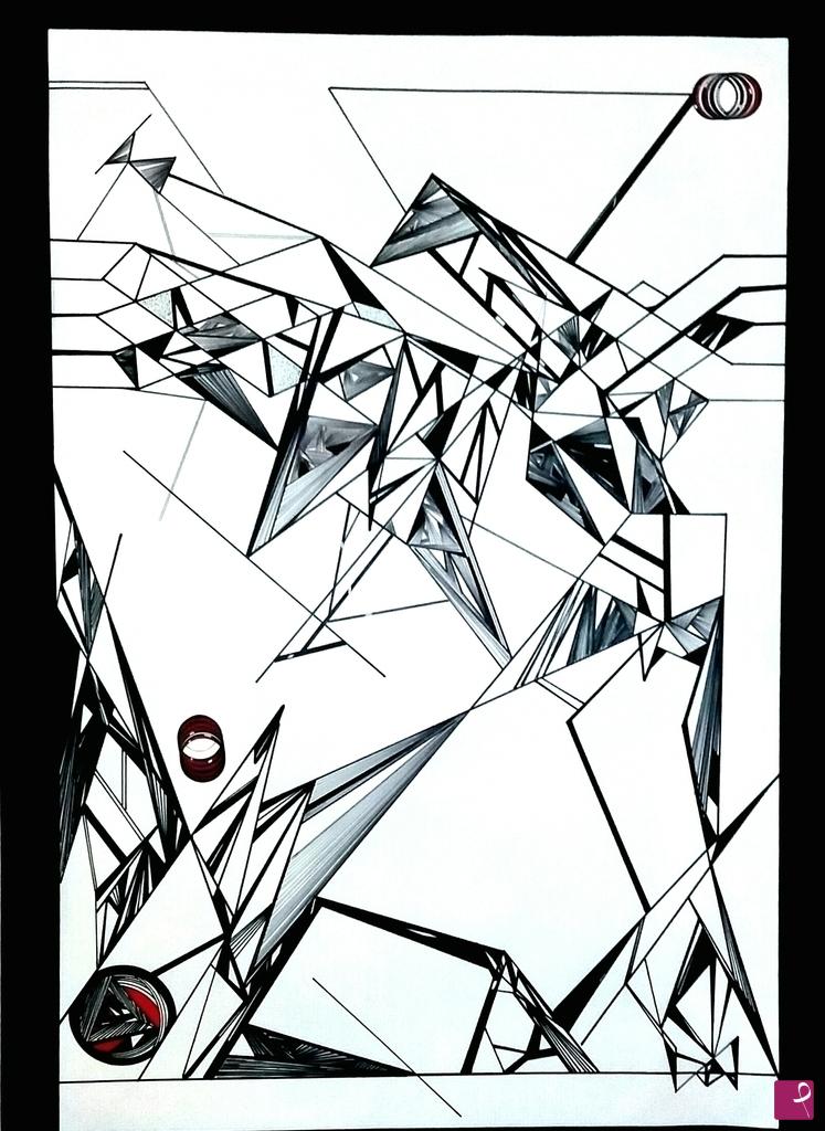 quadri in vendita online - Geometric painting