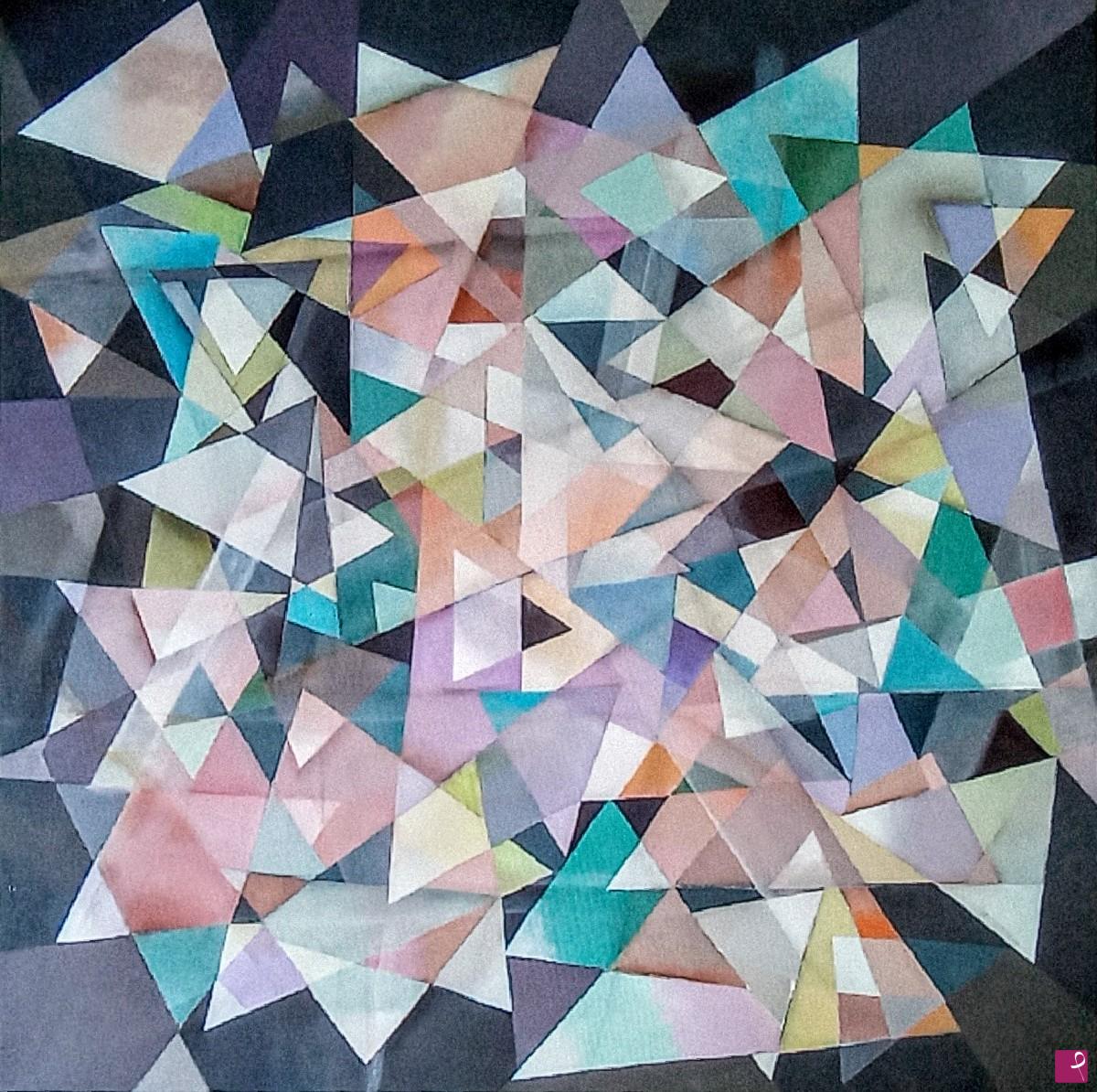 quadri in vendita online - Geometrie a colori n.29