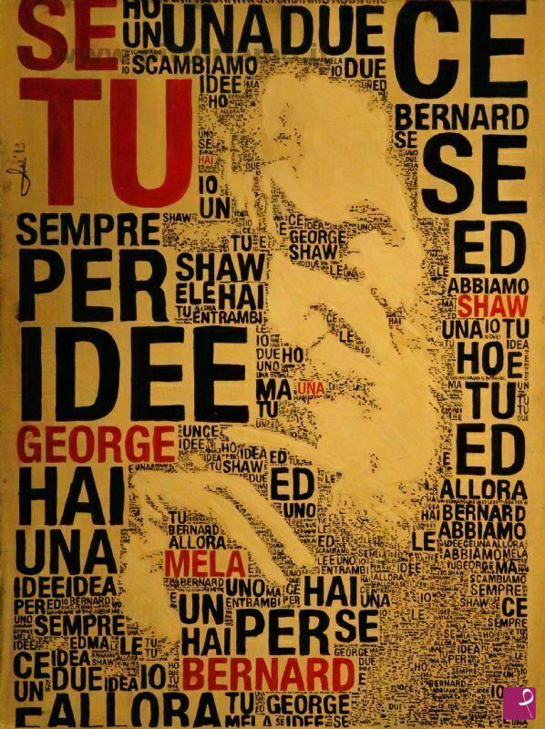 quadri in vendita online - George Bernard Shaw