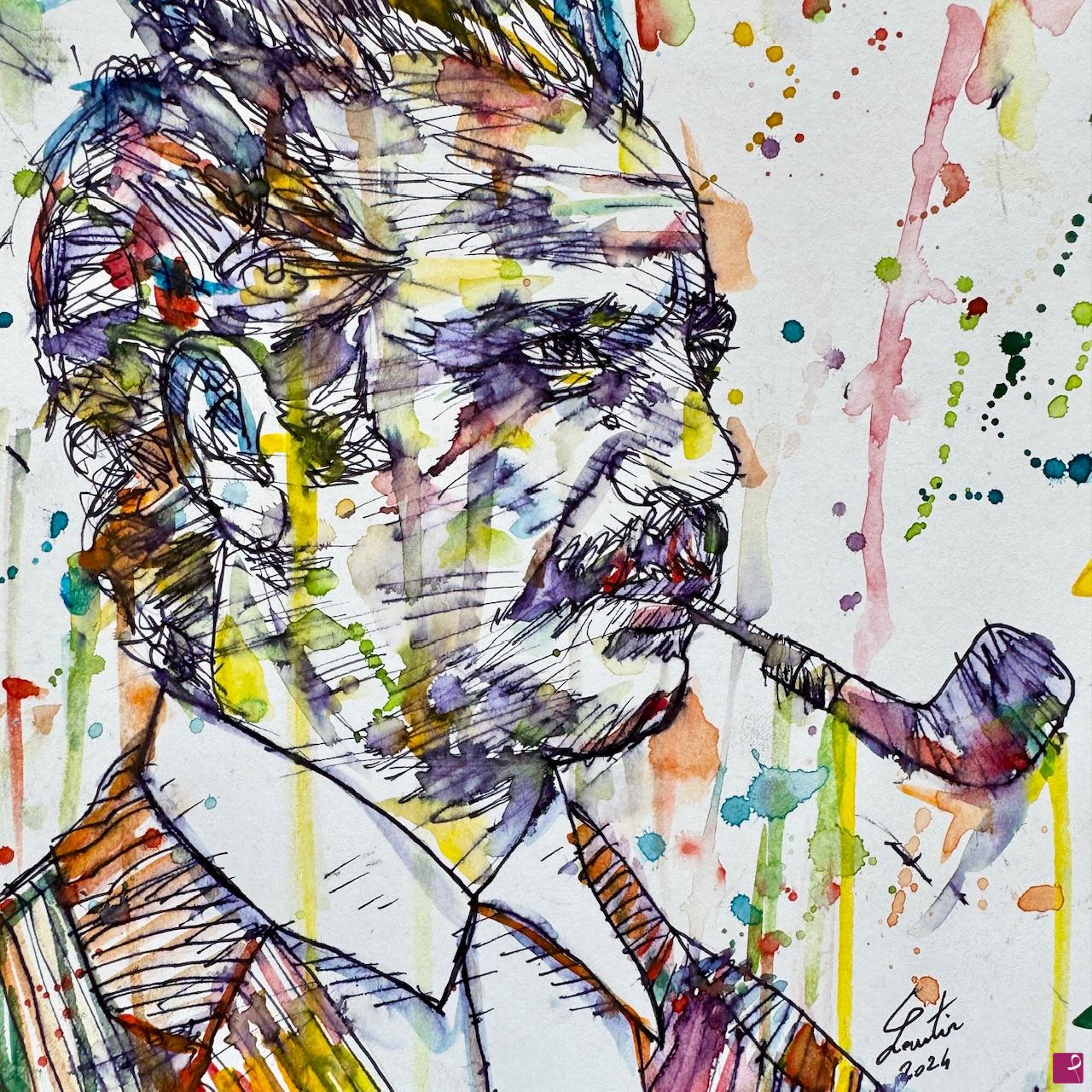 quadri in vendita online - GEORGES BRASSENS