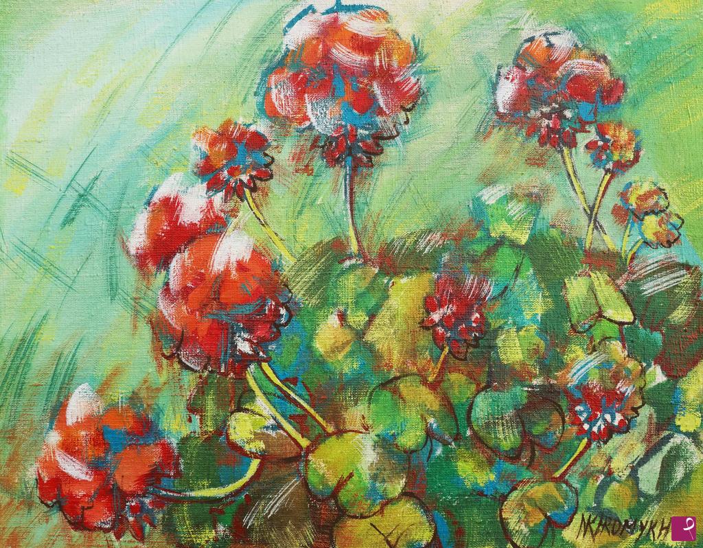quadri in vendita online - Geranium