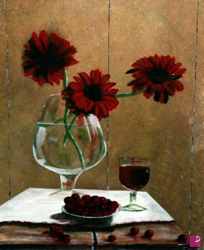quadri in vendita online - Gerberas
