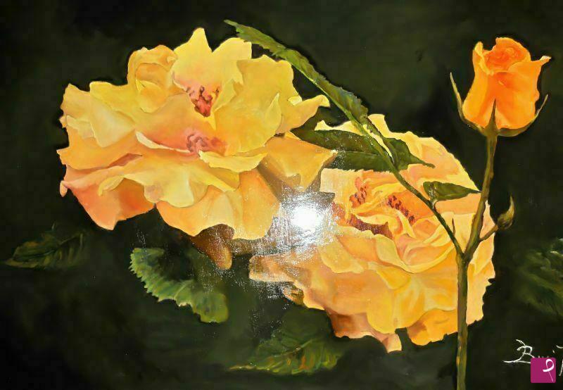 quadri in vendita online - giallo
