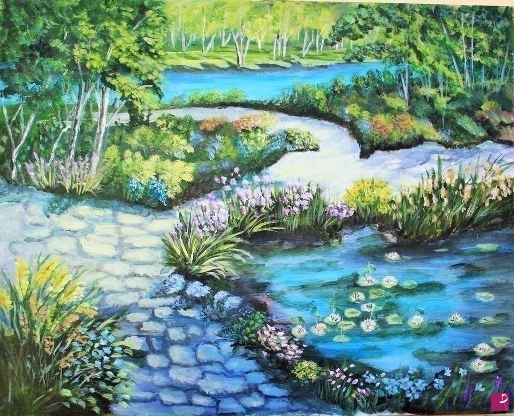 quadri in vendita online - giardino