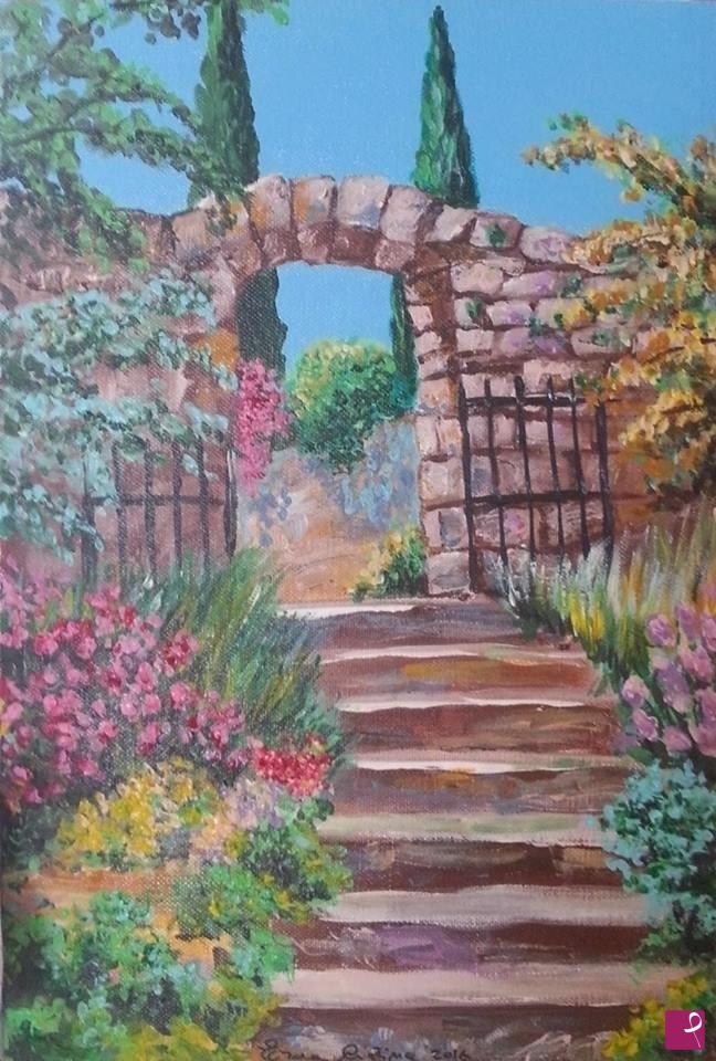 quadri in vendita online - Giardino