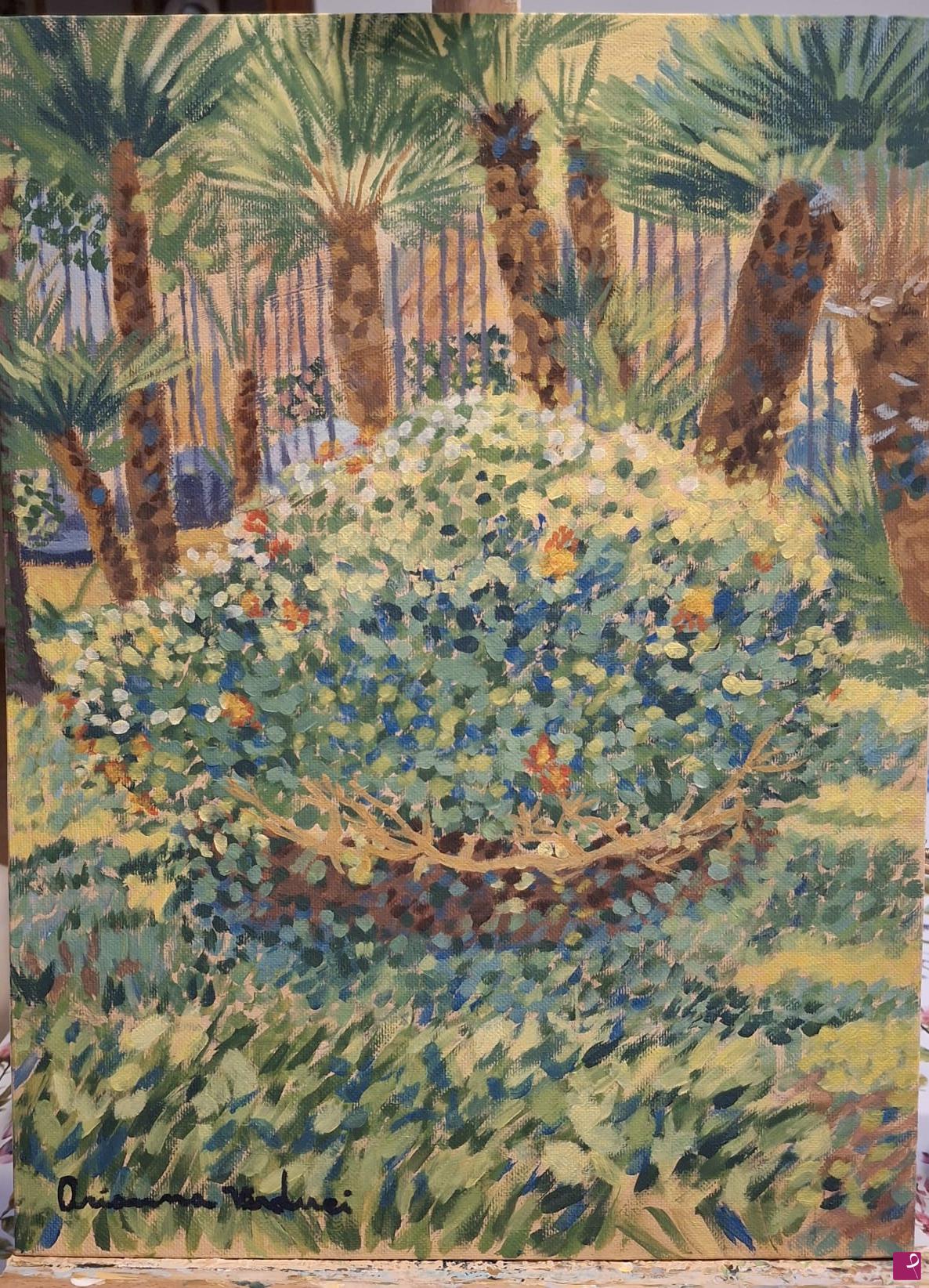 quadri in vendita online - Giardino  di luce- Villa Florio
