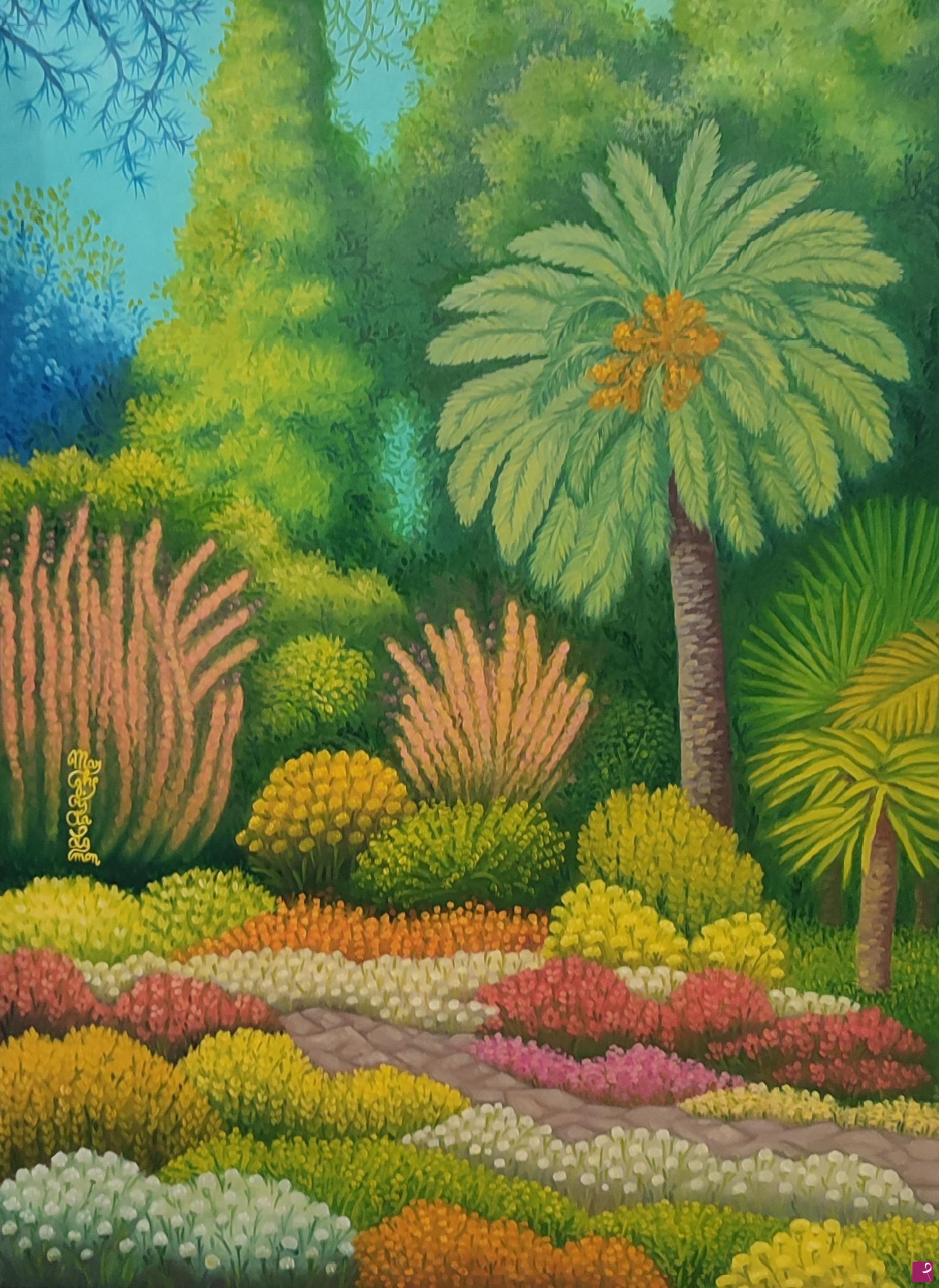 quadri in vendita online - Giardino di Villa Carlotta
