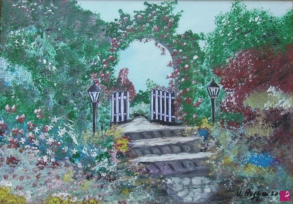quadri in vendita online - GIARDINO FIORITO