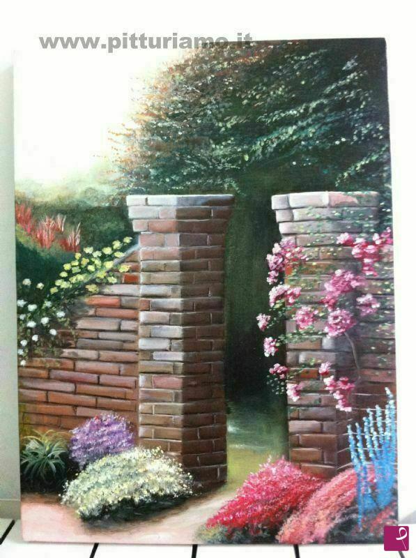 quadri in vendita online - Giardino nascosto