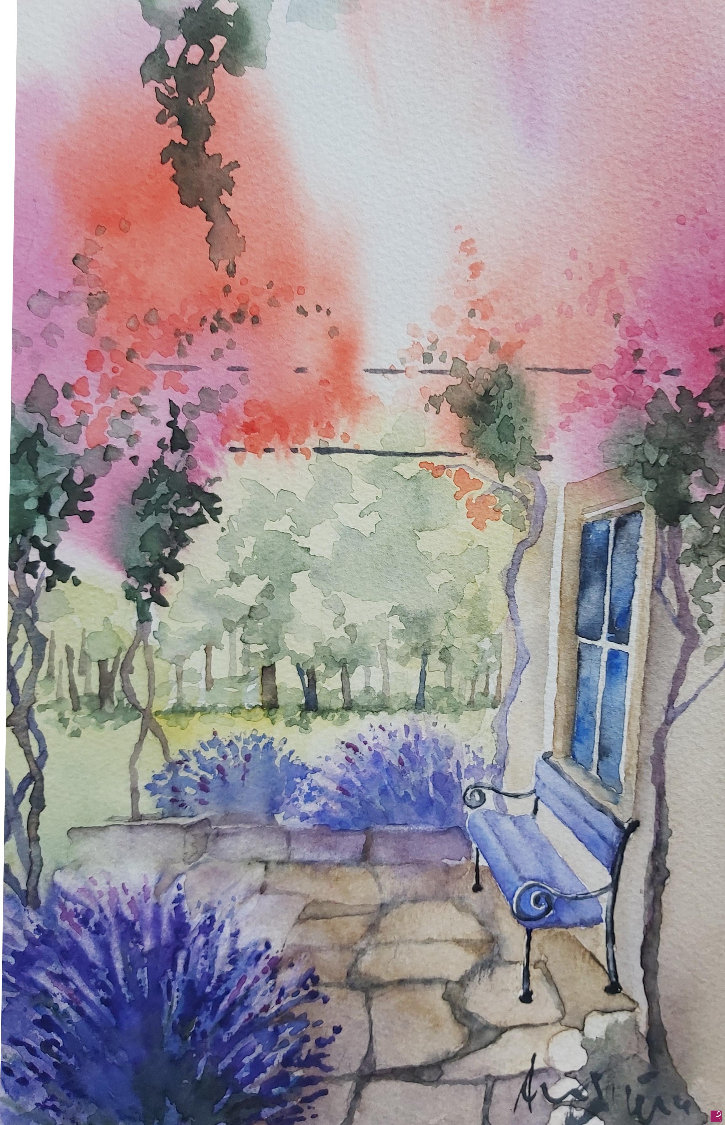 quadri in vendita online - giardino provenzale