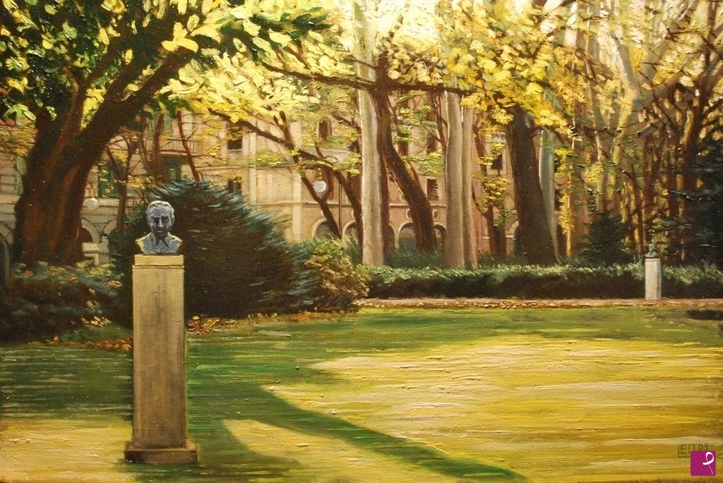quadri in vendita online - Giardino Pubblico Tommasini 01
