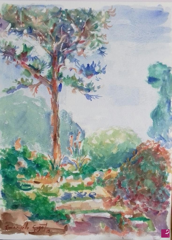 quadri in vendita online - Giardino roccioso