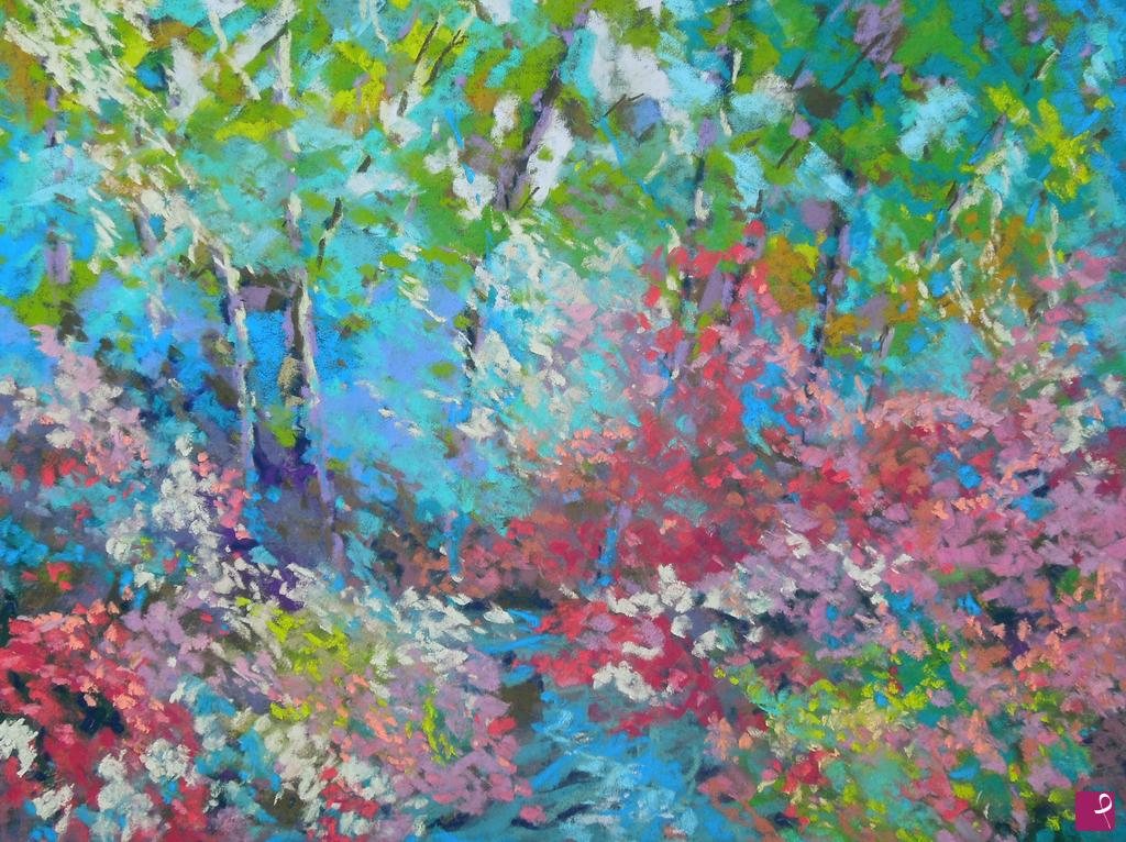quadri in vendita online - Giardino rosa - 192