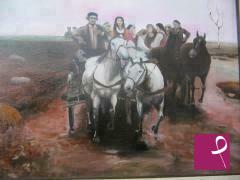 quadri in vendita online - giddy up (omaggio a Alfred Von Wierusz Kowalski)