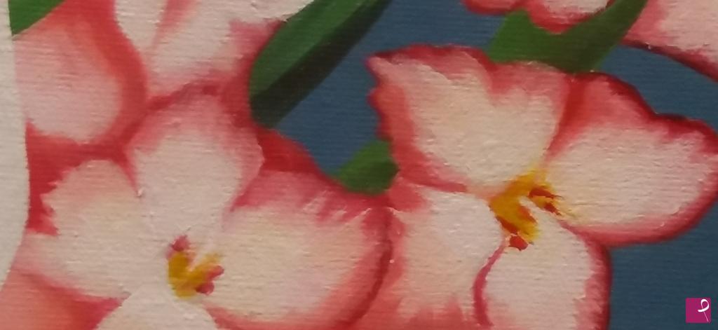 quadri in vendita online - Gigli e Gladioli (particolare)