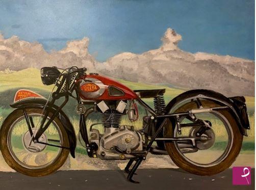 quadri in vendita online - Gilera Saturno 1946