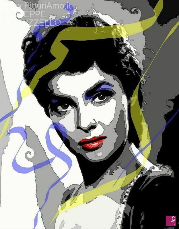 quadri in vendita online - Gina Lollobrigida - painting