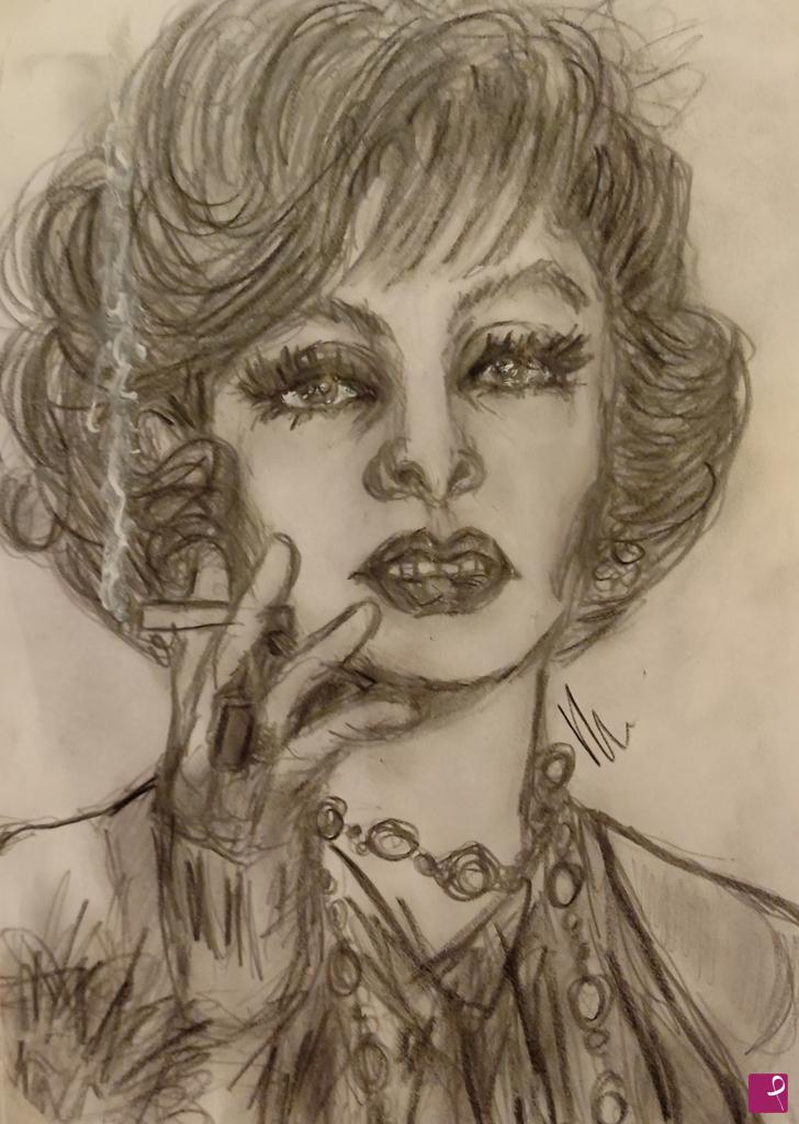 quadri in vendita online - Gina Lollobrigida