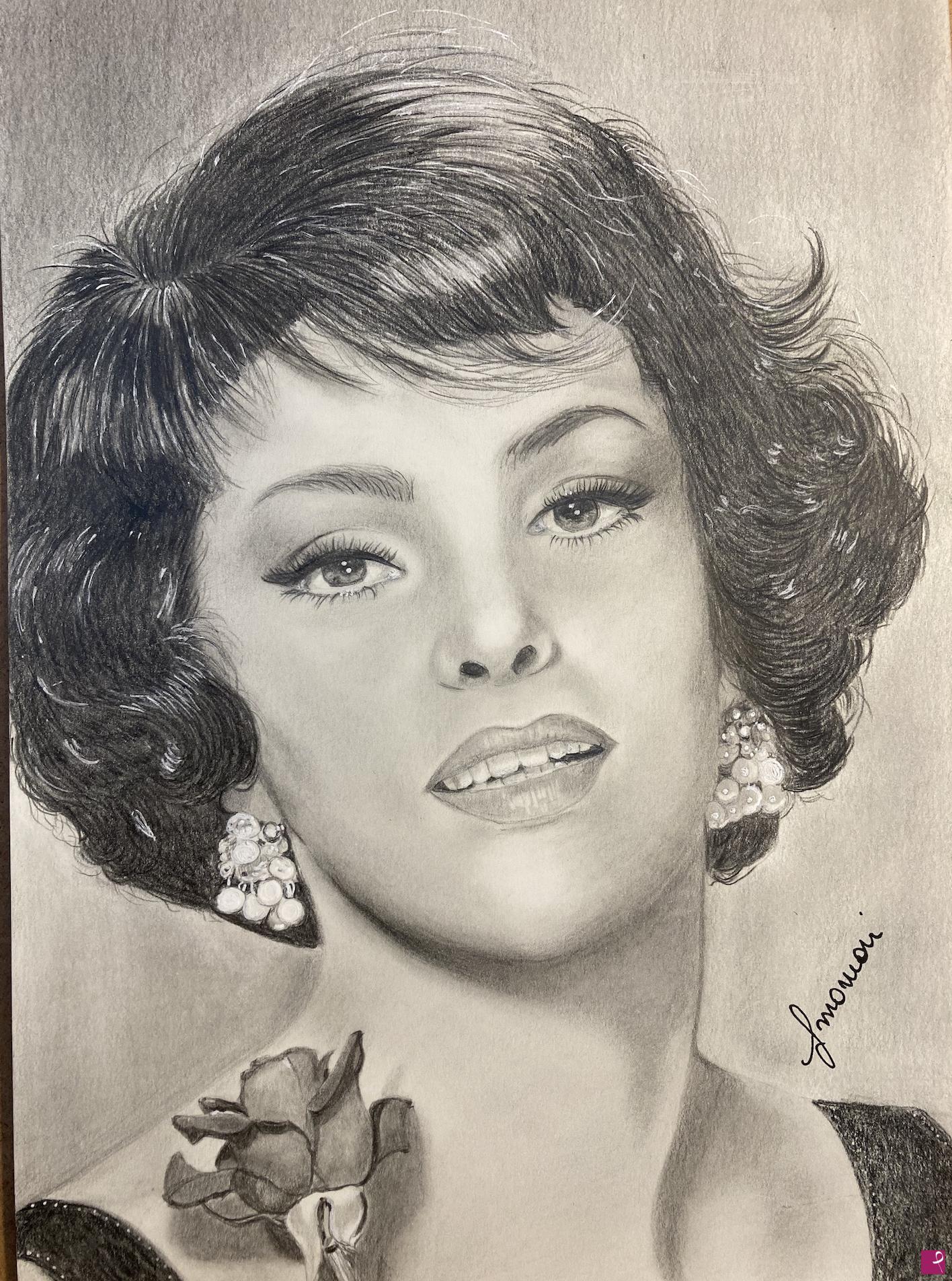quadri in vendita online - Gina Lollobrigida