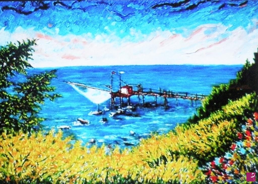 quadri in vendita online - GINESTRE MARE E TRABOCCO