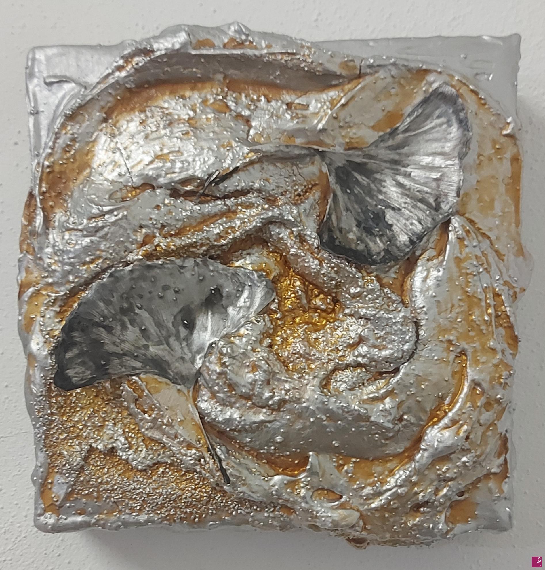 quadri in vendita online - Ginkgo biloba n.4 Fossile - Resilienza