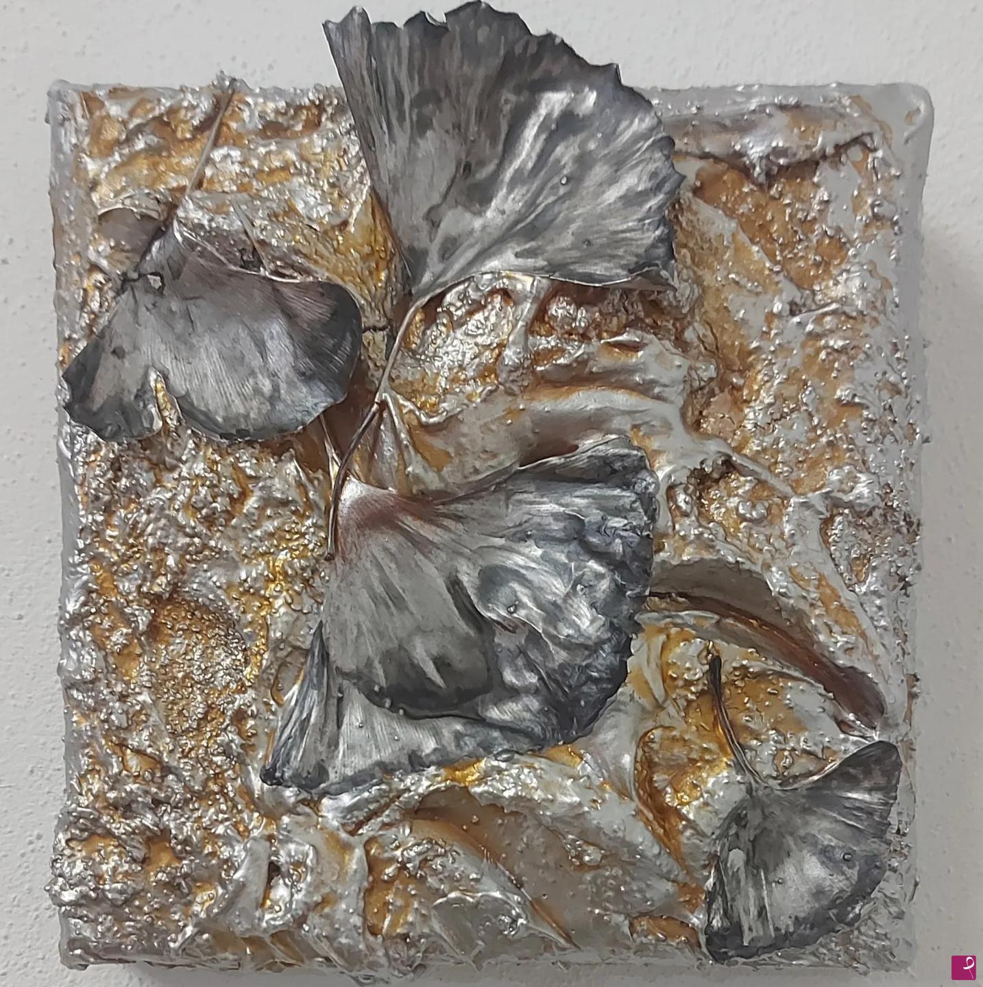 quadri in vendita online - Ginkgo biloba n.5 Fossile - Resilienza