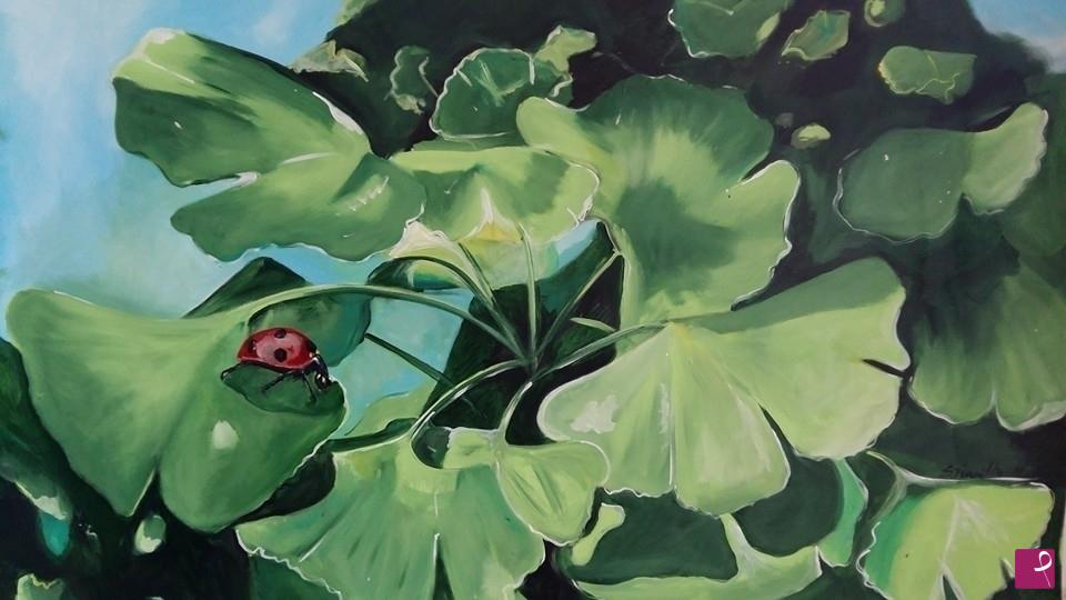 quadri in vendita online - ginko leaves