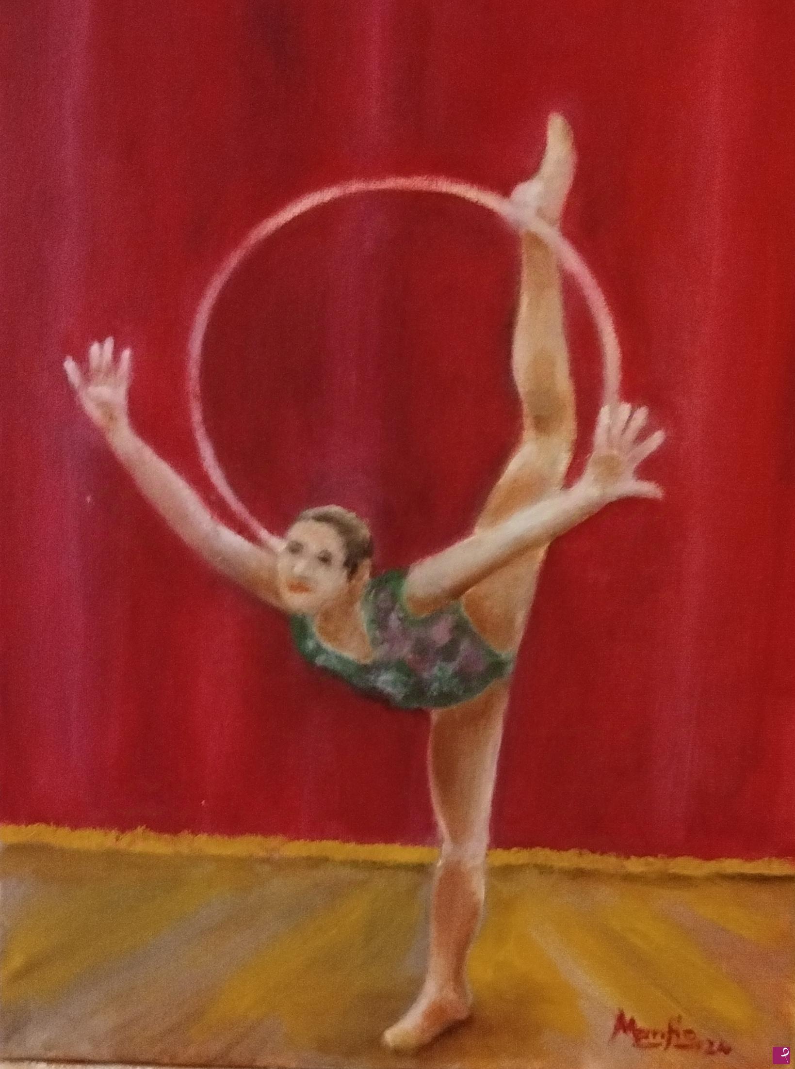 quadri in vendita online - Ginnastica ritmica