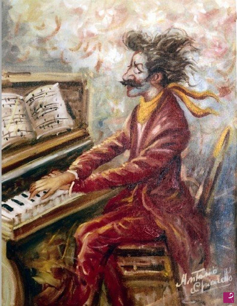 quadri in vendita online - Ginolfo il pianista