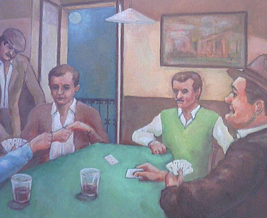 quadri in vendita online - Giocatori di carte n° 283