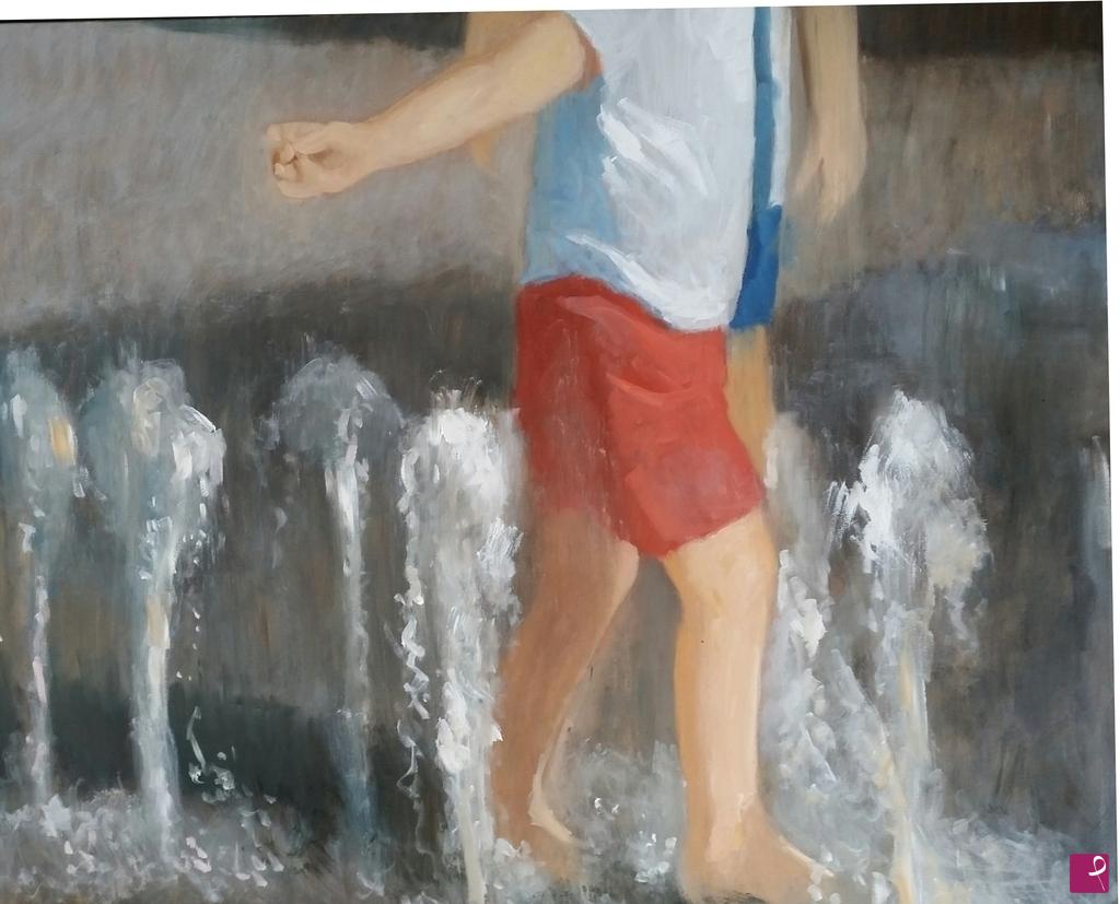 quadri in vendita online - giochi d'acqua I
