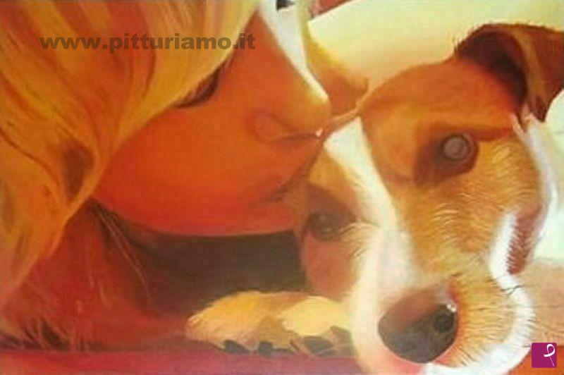 quadri in vendita online - Giorgia e Chucky