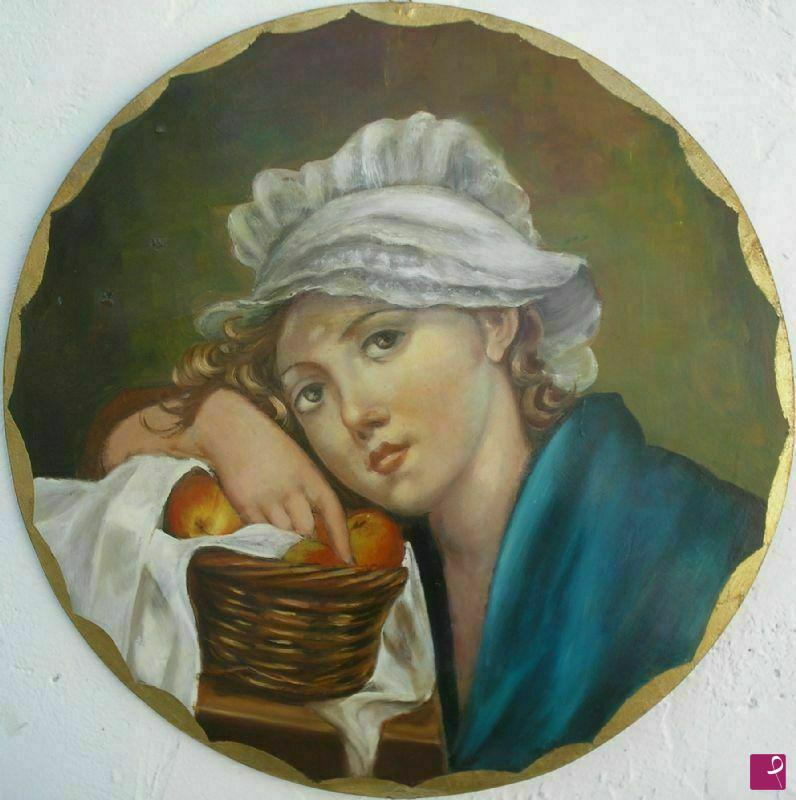 quadri in vendita online - Giovane mendicante