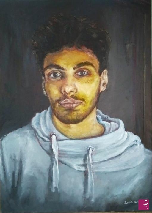 quadri in vendita online - Giovane poggibonsese