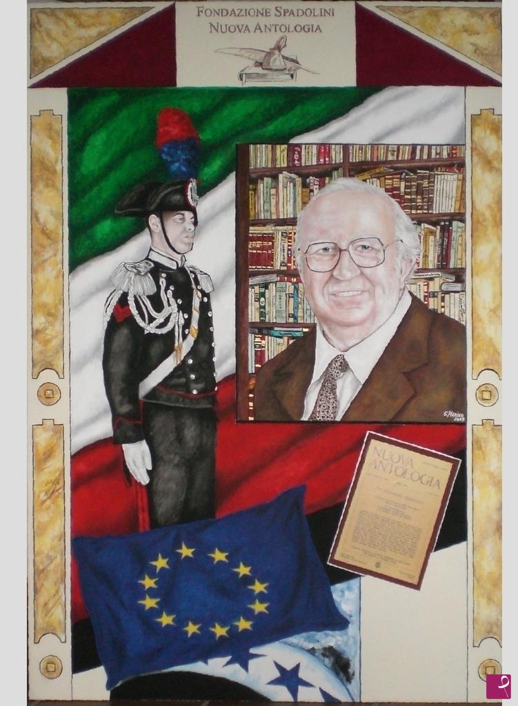quadri in vendita online - "GIOVANNI SPADOLINI L'EUROPEISTA"