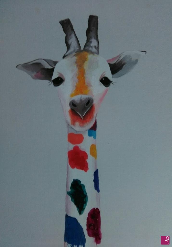 quadri in vendita online - giraffa fantasy