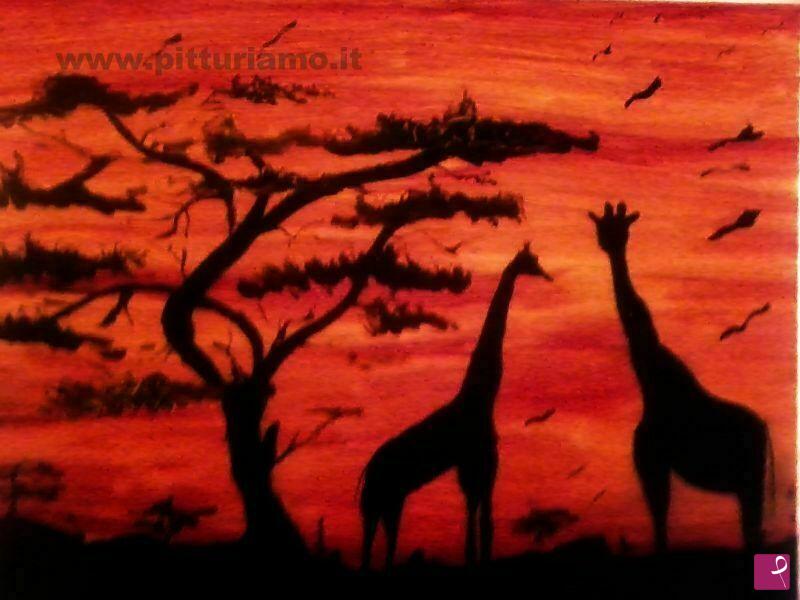 quadri in vendita online - giraffe